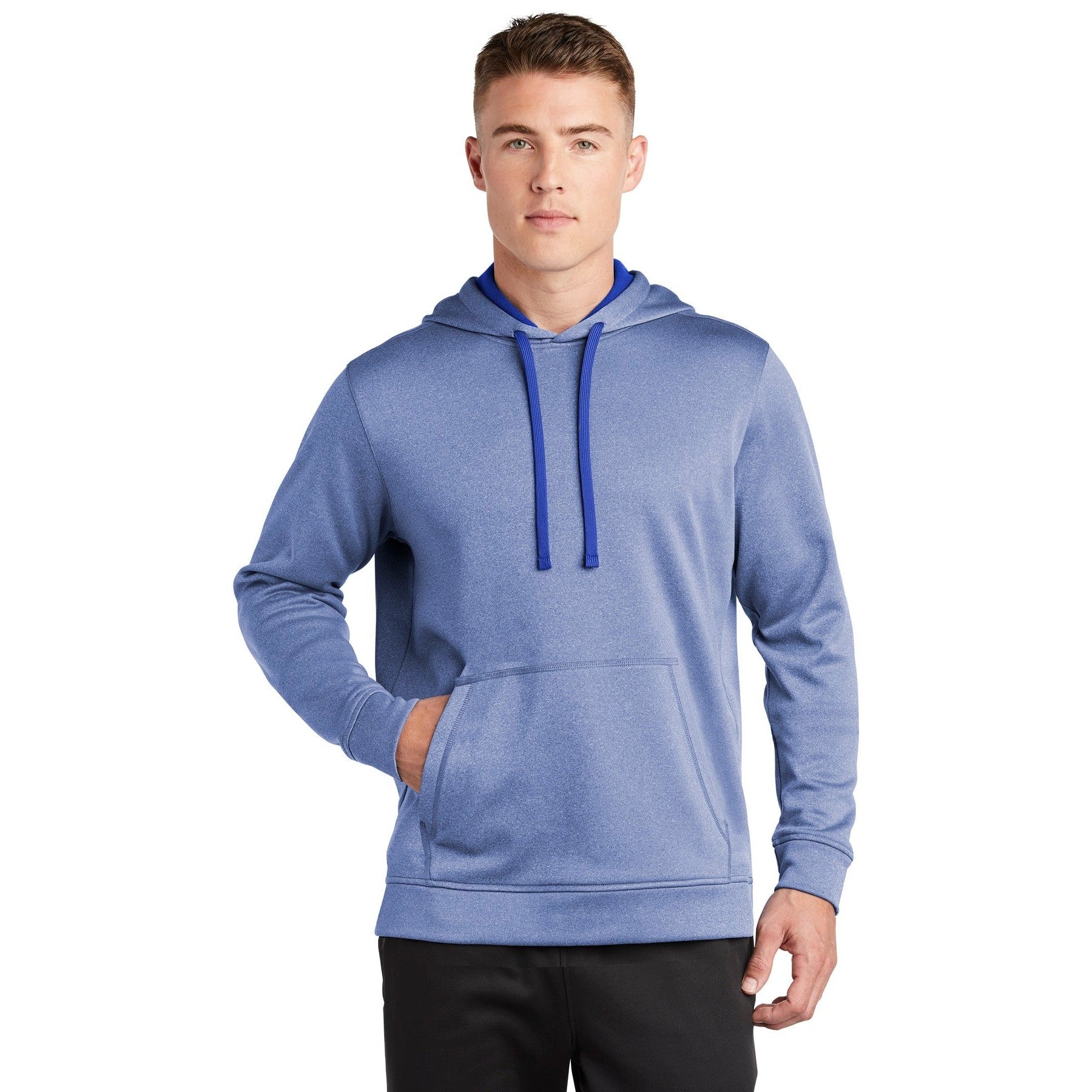 Sport-Tek-Sport-Tek ® PosiCharge ® Sport-Wick ® Heather Fleece Hooded Pullover. ST264-MedTech-5